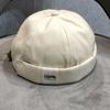 Hip Hop Dome Melon Caps Vintage Casual Melon Caps Fashion Brimless Skullies Cap  Streetwear