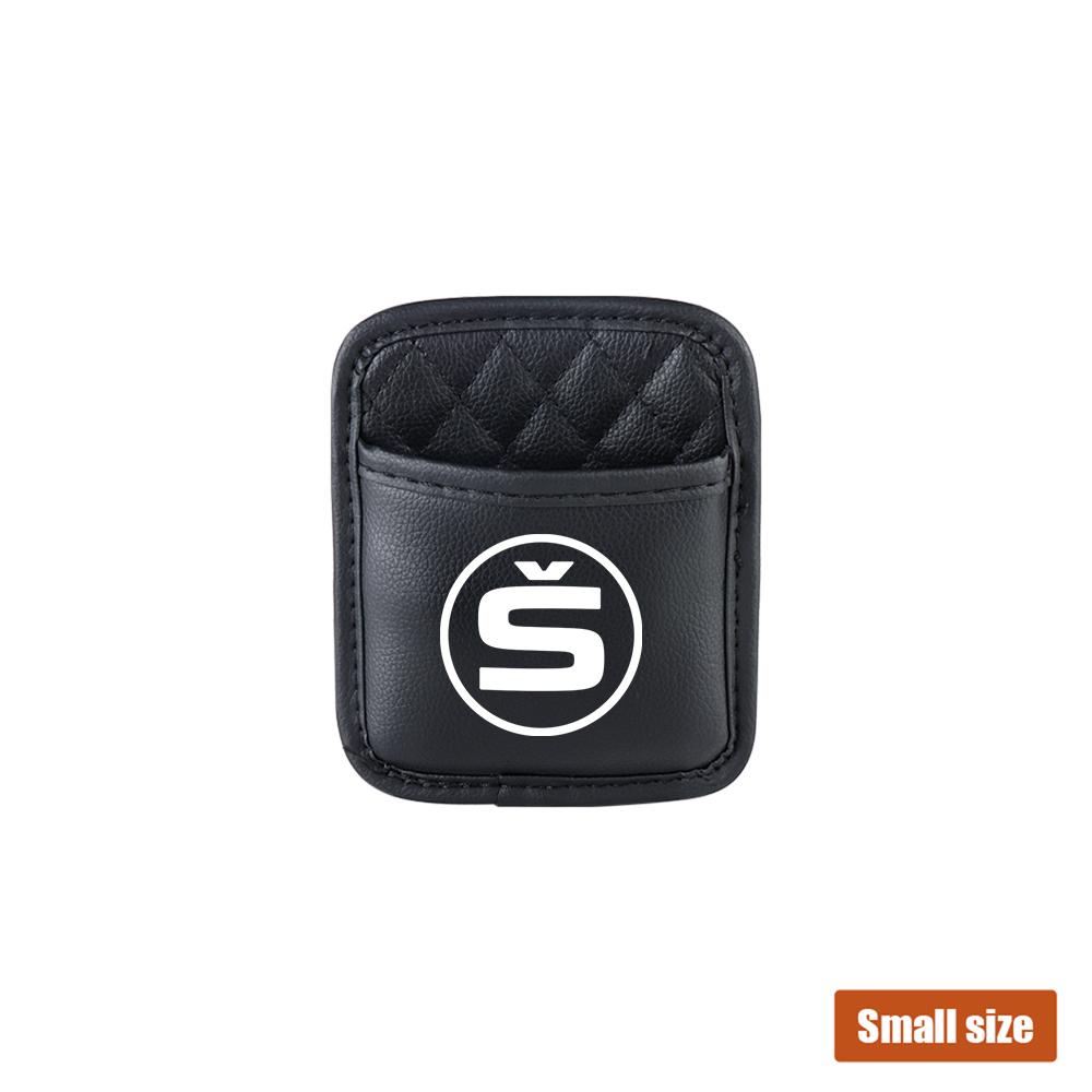 Car Storage Bags Seat Back Side Door Stowing Tidying Pocket For Skoda Octavia S Kodiaq Fabia Kamiq Karoq Rapid Scala Kami A7 VII