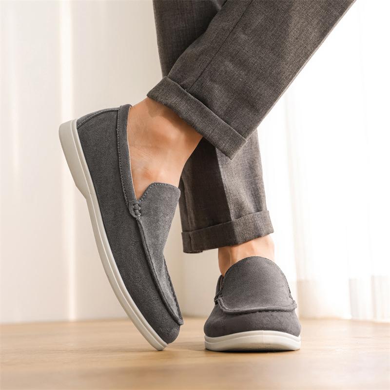 B Spring and summer retro casual soft-soled Doudou shoes are comfortable and lazy
