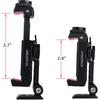 Metal Phone Tripod Mount w Rotatable Cold Shoe,Compatible with iPhone Cell Phone Tripod Mount Adapter, Phone Mount for Tripod,Tripod Phone