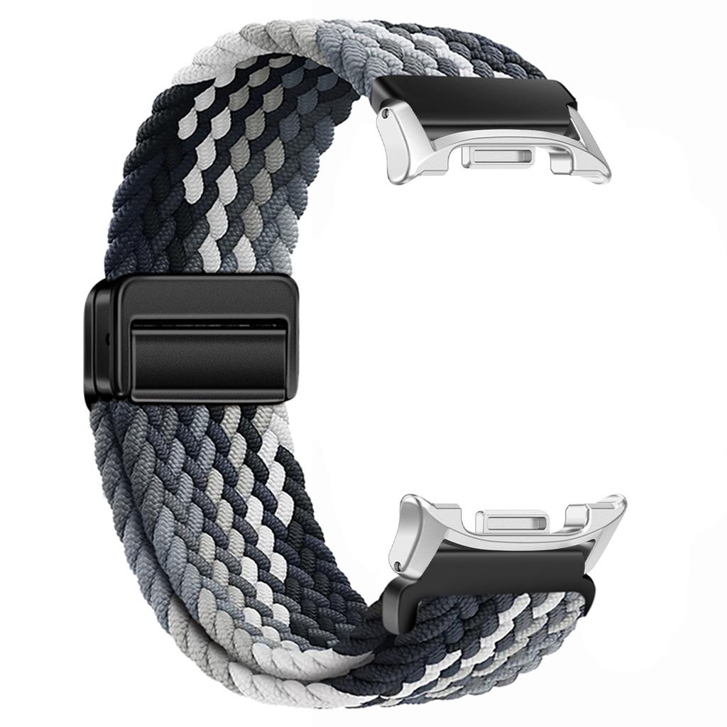 Braided Nylon Band for Samsung Galaxy Watch 8/8 Classic 46mm Magnetic Buckle for Galaxy Ultra 2025/7 47mm Colorful Sport Strap