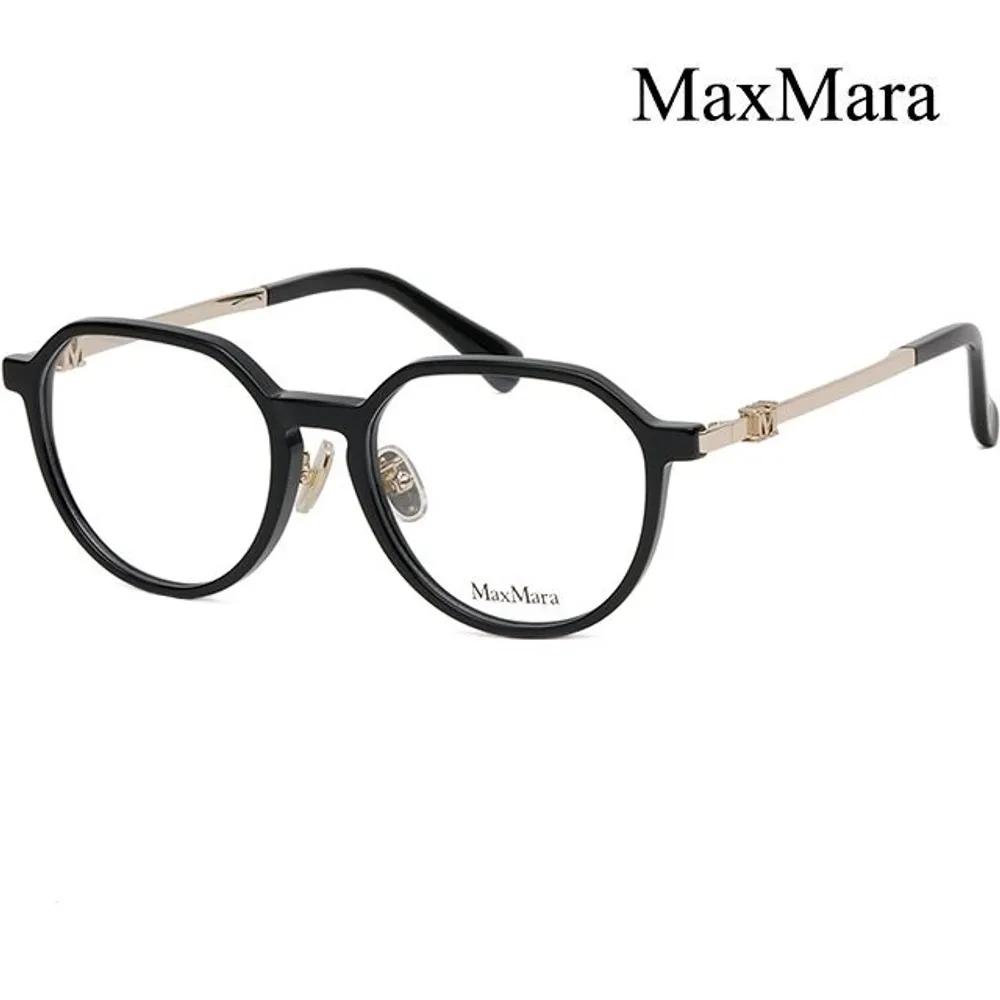 MaxMara Eyeglass Frames MM5088D 001 Horn-rimmed