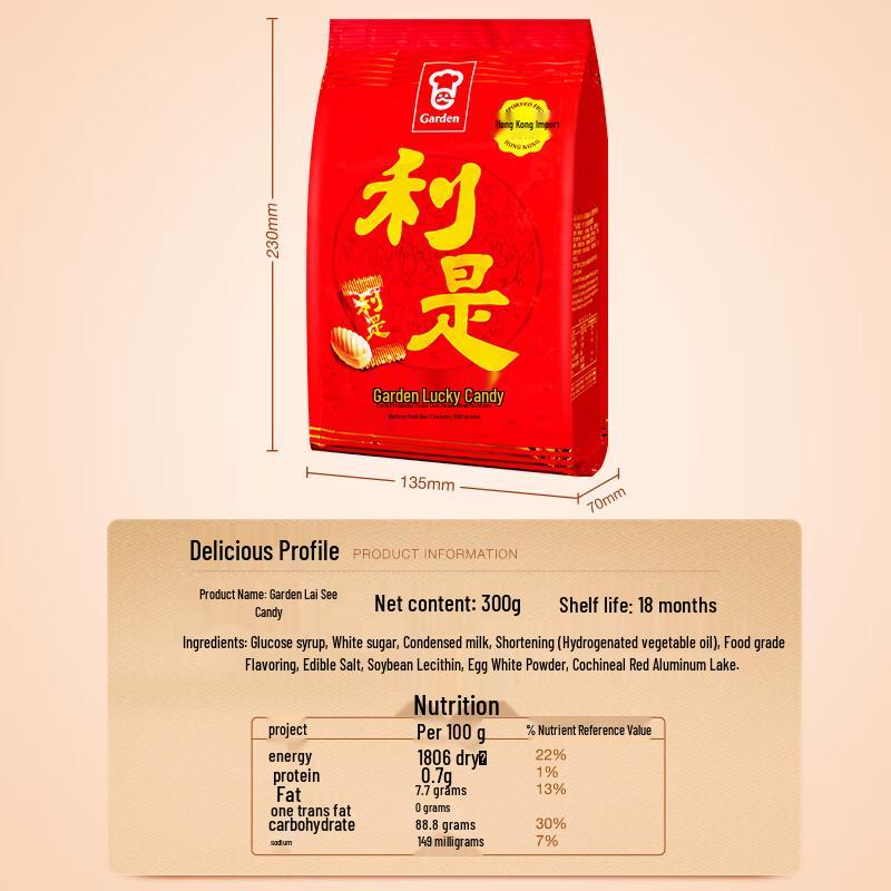 Garden Strawberry Filled Lucky Candy