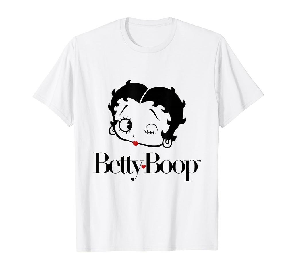 Betty Boop Red Heart Wink T-Shirt