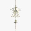 Wrought Iron Cute-Angel Wind Chimes Personalized Home Pendant  Delicate Craft Pendant,for Garden Patios Balcony Decor
