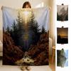 Artist CDavid FFriedrich Throw Soft Flannel Blanket for Bed Bedroom Sofa Picnic Throw Skinfriendly Breathable Gift Cover