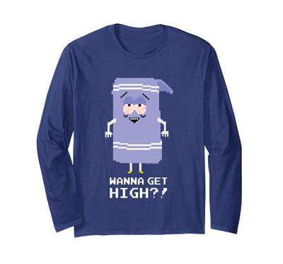South Park Towelie Wants To Be Made High Resolution. Long Sleeve T-shirt