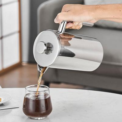 350ml French Press Coffee Maker Stainless Steel Insulated Coffee Press Filter Pot Double Walled with Filter Coffee Maker Pot