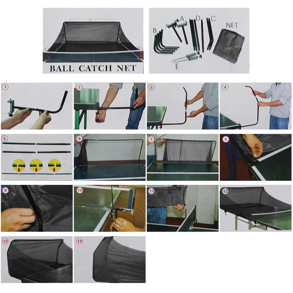 Table Tennis Ball Catch Collector Net Practice Net for Table Tennis Ball Collection