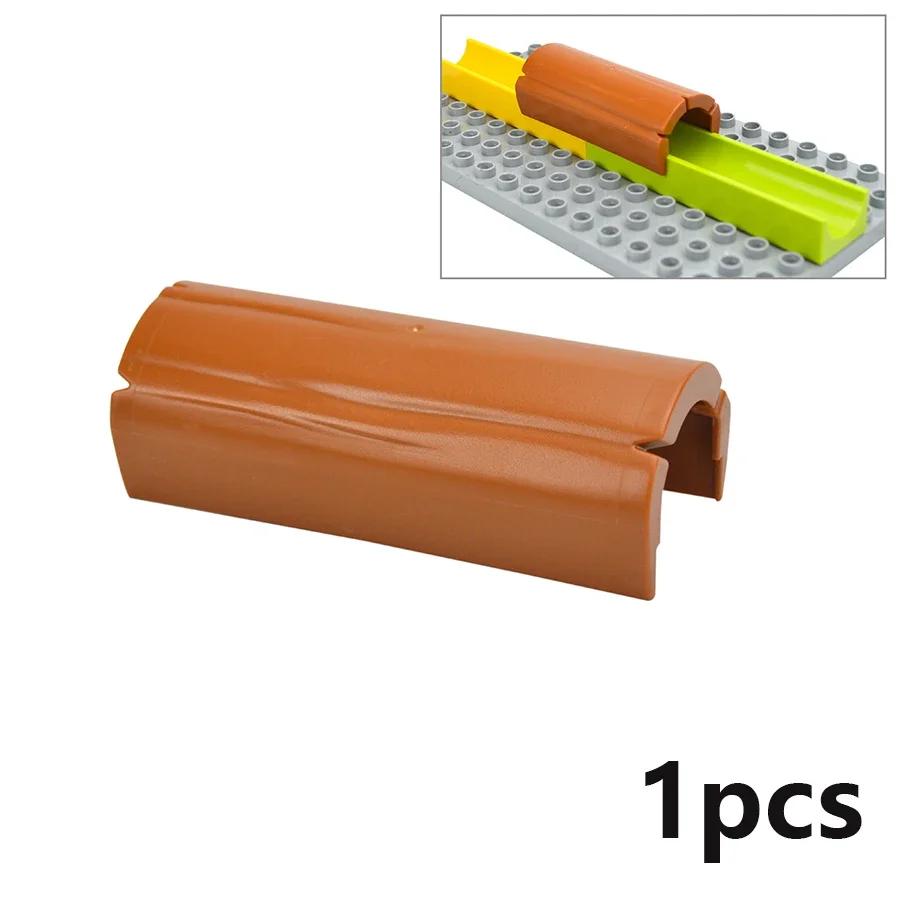 Nagy méretű csúszda, verseny, futópálya, labda, tégla, nagy részecske, építőkocka, tölcsér, csúszda, labirintus, kiegészítők, gyerekjátékok, kompatibilis duploe-k