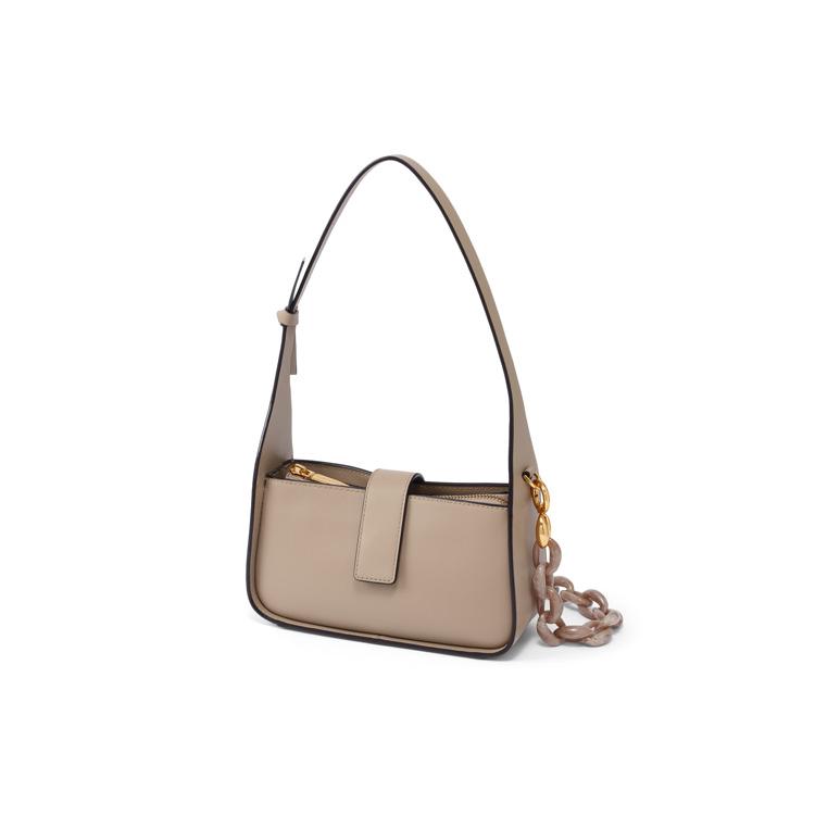 New CHARLES&KEITH Cow Leather Shoulder Bag Crossbody Bag By Small CK Women's Taupe Gray-Brown/Green/Blue SL2-50270847