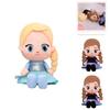 Disney Frozen Anna Elsa Plush Toy Soft Stuffed Doll For Room Decoration Skin-friendly And Collectible