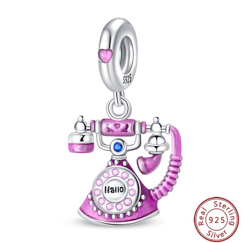 100% Metal Camera Typewriter Robot Bow Sweet Charms Beads 3Mm Make your own Best Fine Accessory Gifts Making Elegant Fashion Beautiful Lovely