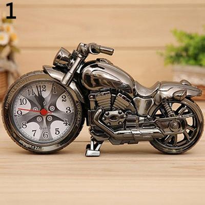 Kreativní styl motocyklu Quartz Clock Budík Hodinář Stolní dekorace
