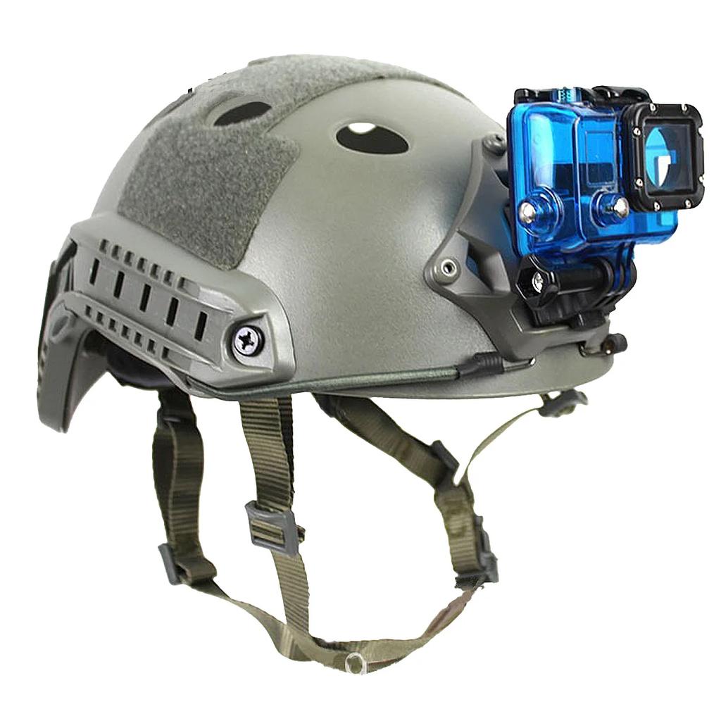 FAST MICH NVG Helmet Adapter Tactical Helmet Base Fixed Mount For GoPro Hero Action Camera Holder CS Outdoor Hunting