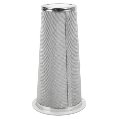 304 Stainless Steel Cold Brew Coffee Filter Cone Mesh with White Rubber   Coffee Brew Infuser for Fruit Drink