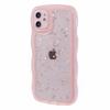 JTW Series for iPhone 12 Case Wavy Edge Star Sequins Epoxy Phone Cover