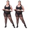 2 Pack Plus Size Pantyhose For Women – 30D Ultra-Sheer Control Top Tights Reinforced Toe & Waistband