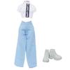 Fashion Doll Dress for Barbie Doll 11.5'' Girl Doll Outfit Tops and Pants with High Heels Shoes Boots Kids Play Gift Accessories Toy