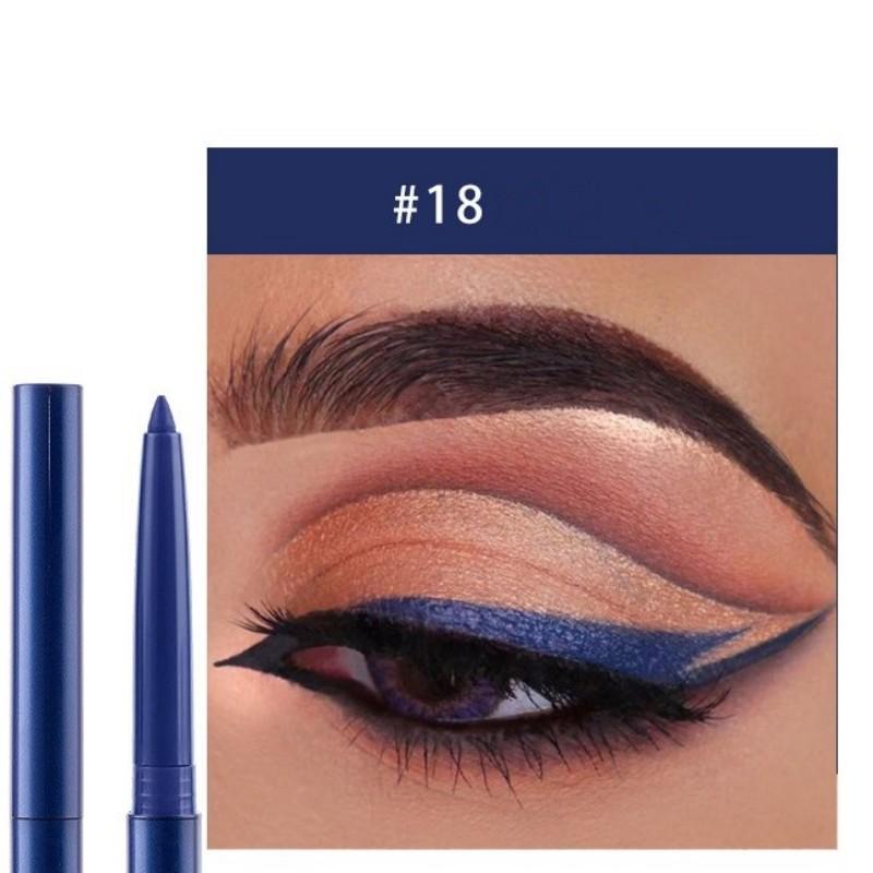 20 Color Option Matte Eyeliner Gel Pencil Easy To Wear Colorful White Yellow Blue Eye Liner Pen Cream Makeup Cosmetics