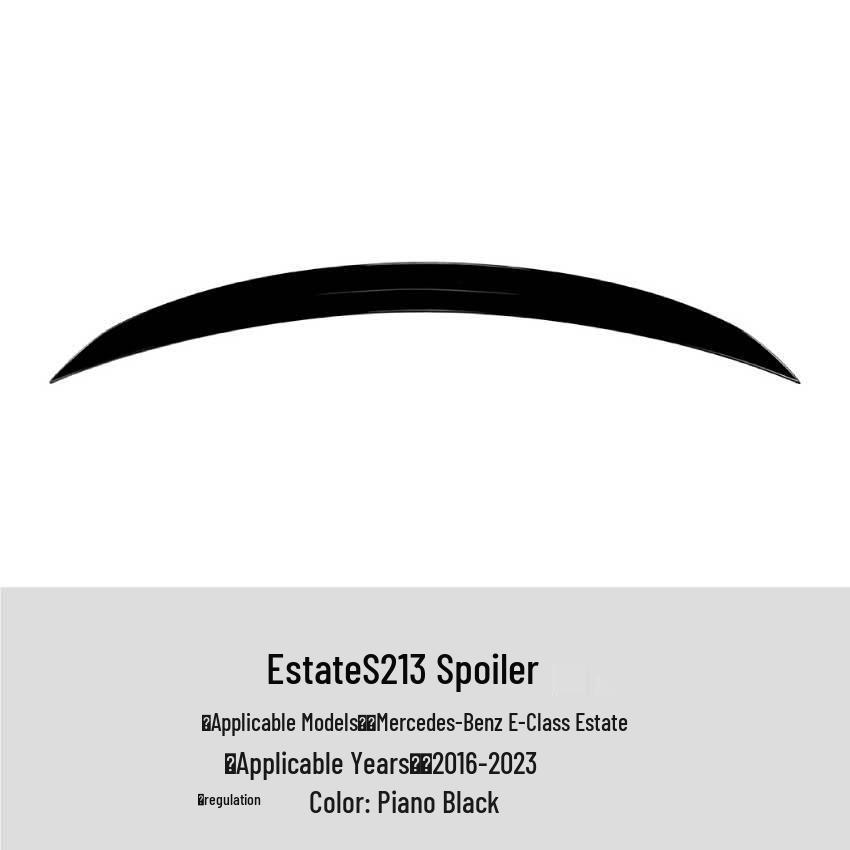 Mercedes-Benz E-Class Estate S213 (2016-2023) Roof Spoiler & Rear Deflector Sticker Modification