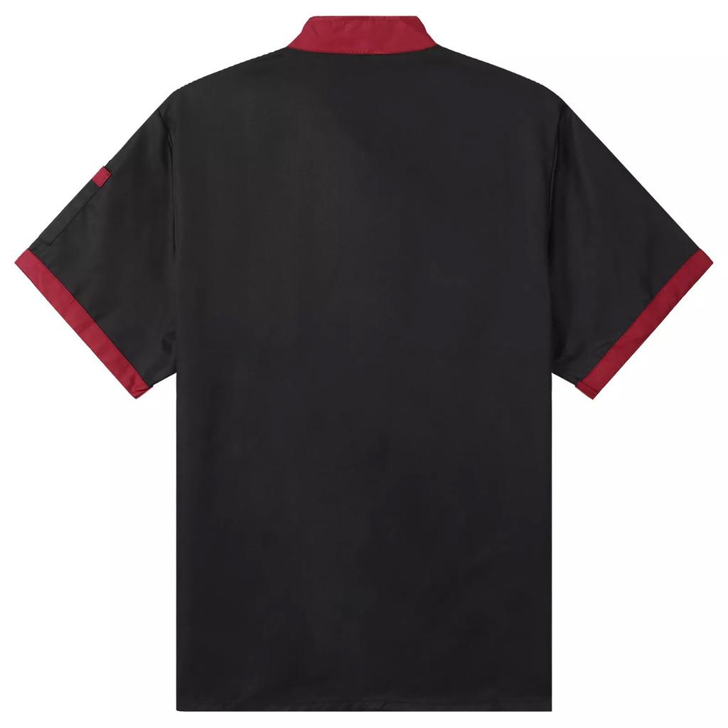 Chef Uniform Sleeved Men's Clothing Catering Work Uniform Back Kitchen Uniform Men's Top