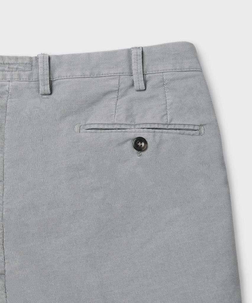 PANICALE Regular Slim Fit Corduroy Pants [Gray]