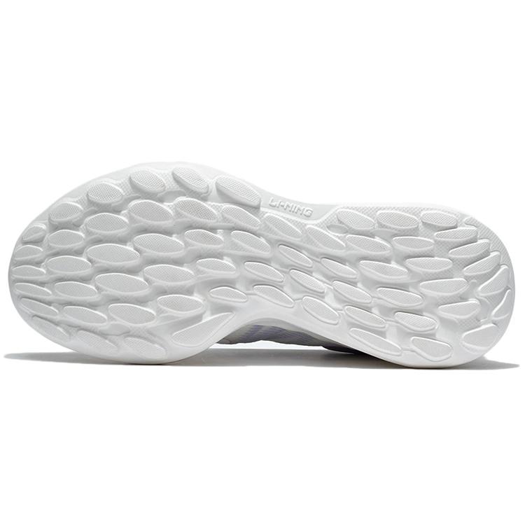 New LiNing EazGo Low Top Running Shoes Women's White Purple ARES008-3