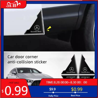 GLC GLB 4ks Silikonová nálepka tlumiče dveří auta Proti kolizi Poškrábání Pro Mercedes Benz AMG W204 W205 W203 W211 W212 W213 W201 W