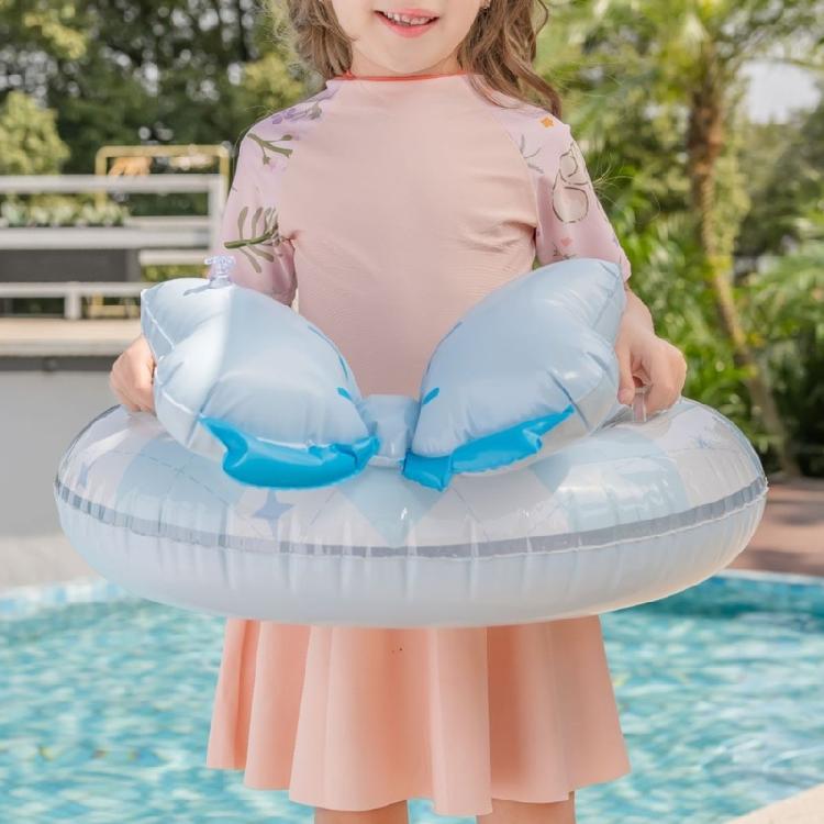 Bowknot Swimming Pool Hoop Swim Float Inflatable Swimming Rings Inflatable