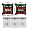 Dear Santa 67 Funny Christmas Pillow Case  Graphic Pillow Cover For Sofa Couch Bed Living Room Vintage Pillowcases
