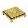 ESPLANADE Brass Pooja Mandir Chowki Peetha Peeta God's Stool - Puja Articles - 2.6" Inches