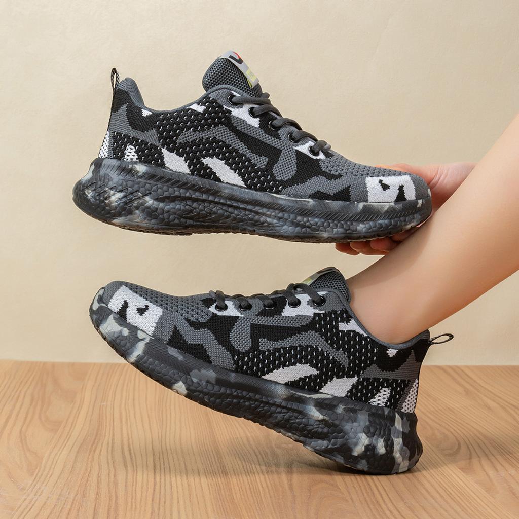 Casual fly-woven mesh breathable shoes student army training shoes liberation shoes