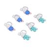 6Pcs Silicone Straw Caps Covers Cartoon Resuable Dustproof Drinking Straw Tip Cap