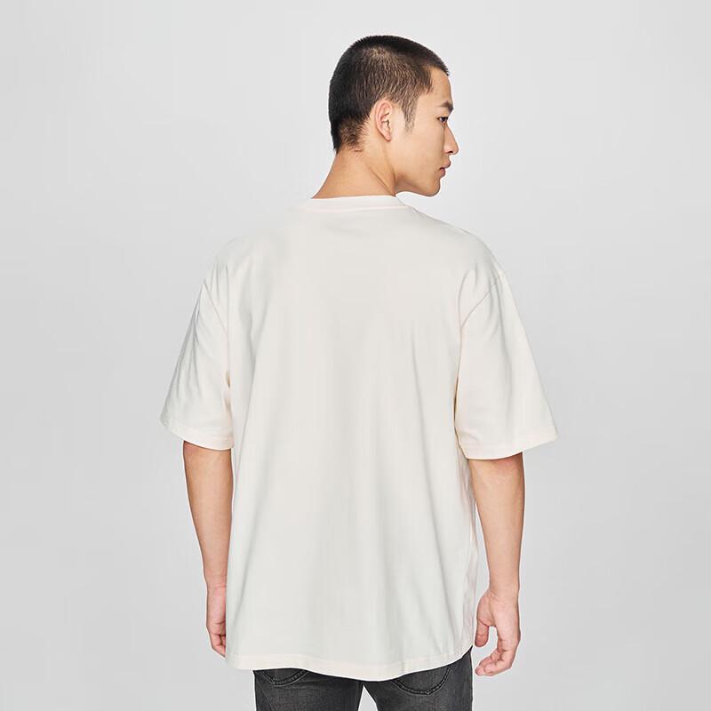 Lee Unisex Loose Fit Round Neck T-shirt with Silver 3D Logo