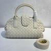 Women's Bag New Stylish Large Capacity Niche High-end Bowling Bag Crossbody Bag Women's Leather