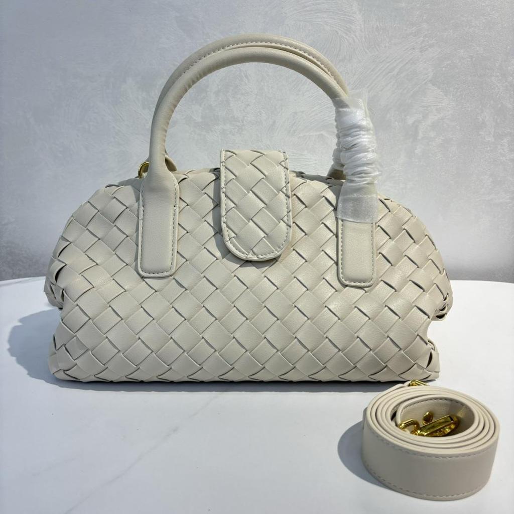 Women's Bag New Stylish Large Capacity Niche High-end Bowling Bag Crossbody Bag Women's Leather