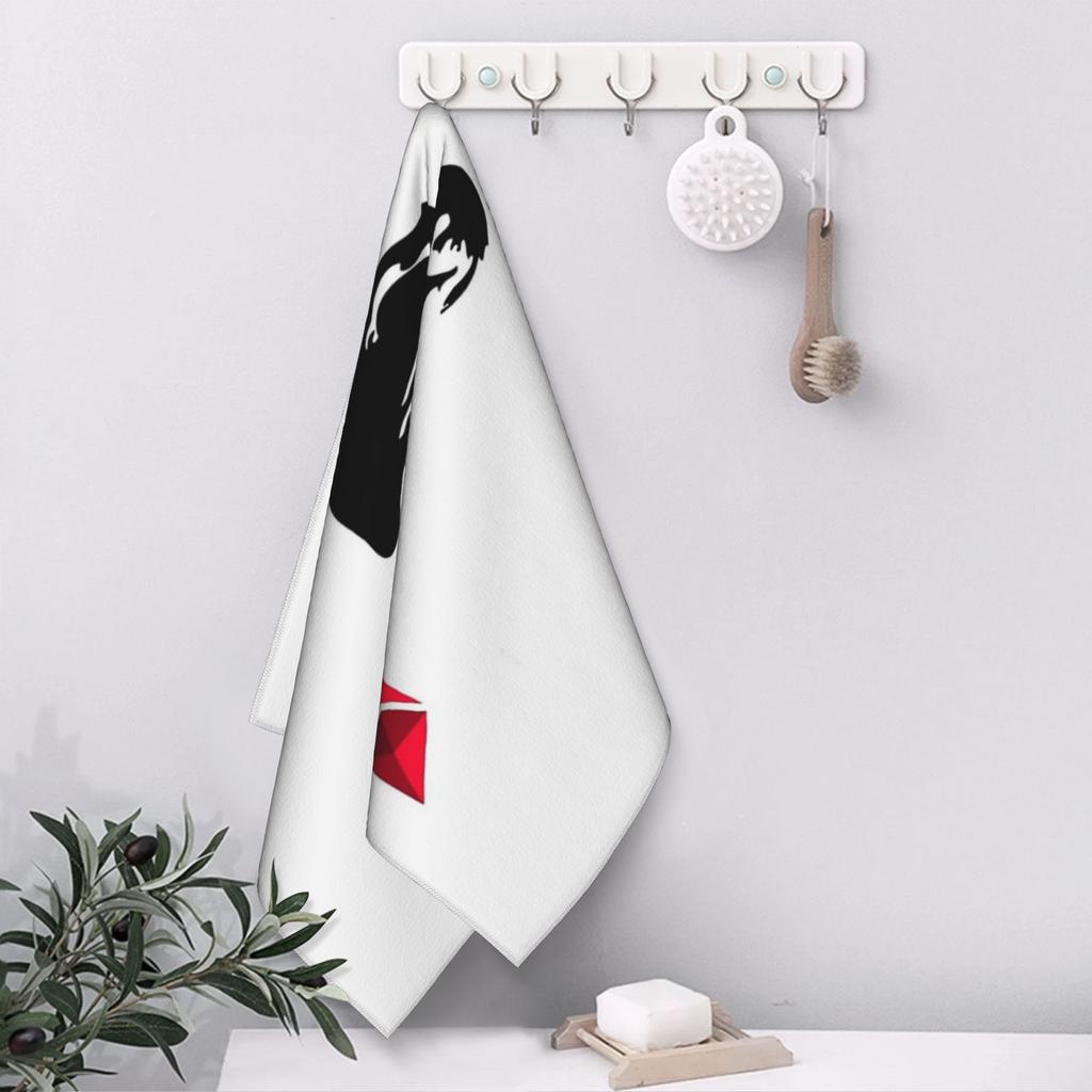 Ethereum X Banksy Balloon Girl Soft Face Towel Quick Dry Pool Bath Cotton Towels Breathable