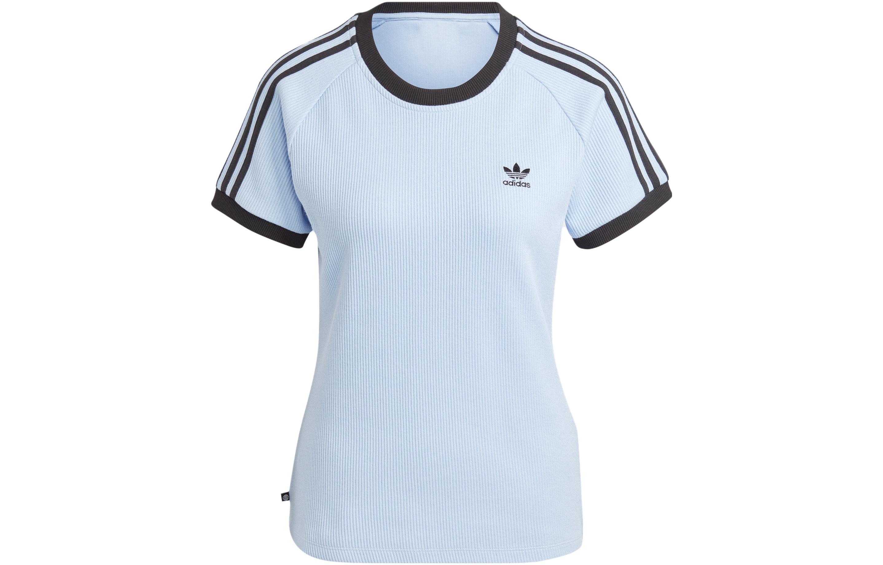

Adidas Originals Set in Sleeve T Shirt Women s Blue IC5462 XL