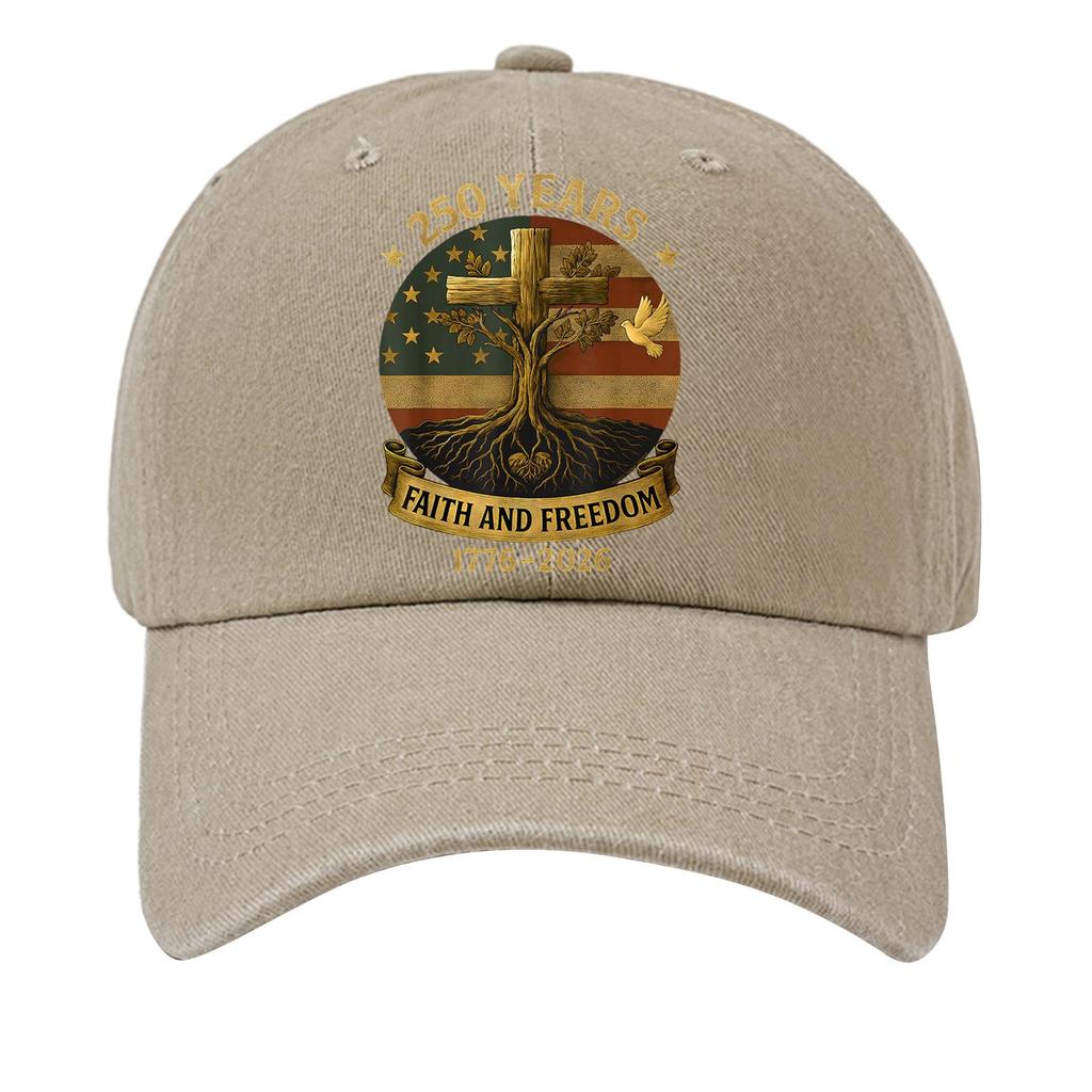 American Anniversary Commemorative Hat Printed Baseball Hat