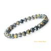 New Blue Malachite Natural Stone Bracelets Women Men Chakra Prayer Mala Buddhist Beads Bracelet Bangle Yoga Strand Charm Jewelry
