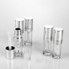 8ml Silver Thick Barrel Lip Gloss Tube, Empty Refillable Container for Concealer Foundation, Cosmetic Packaging