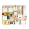 Busy Board DIY Toys Child Educational Wooden Toys Accessories Games Plug Socket Electrical Switch Montessori Materials 2 Years