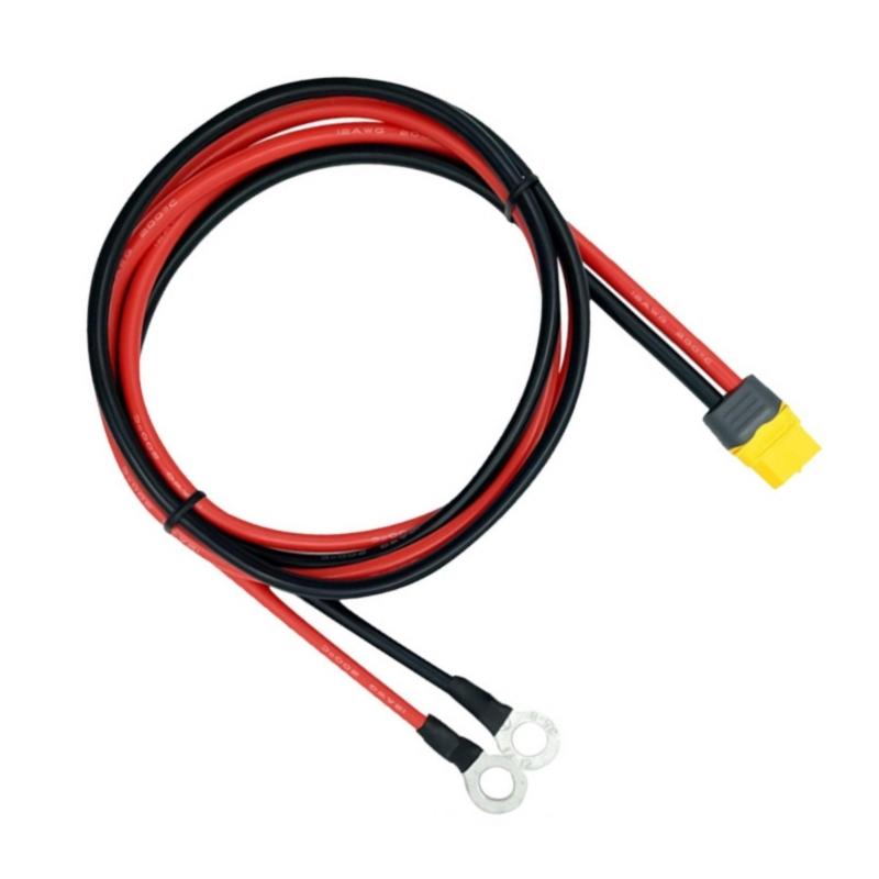 Durability XT60 to O Rings Clamp Cable 12AWG Ideal for DIY and Hobbyists Seekings Stability High Current Capacity