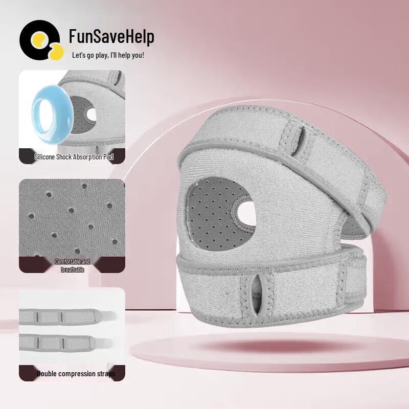 Quyoubang Single Sports Honeycomb Anti-Collision Knee Pad B037