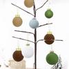 Convenience Christmas Balls Easy To Hang Metal Plastic