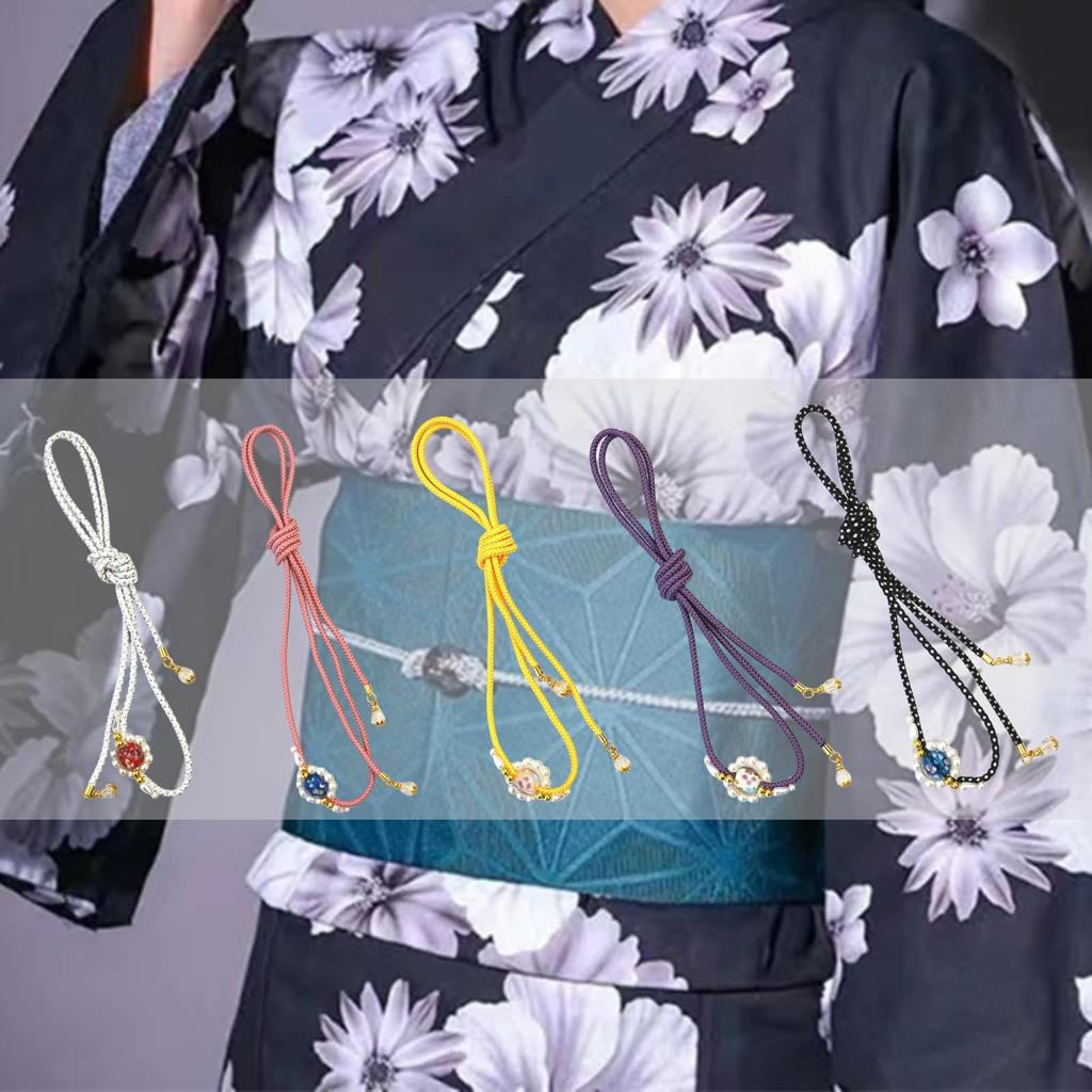 EZ PEACH Obi-jime (kimono sash cord) for Yukata and Kimono - A gorgeous and cute Japanese-style accessory for the waist, perfect for weddings,