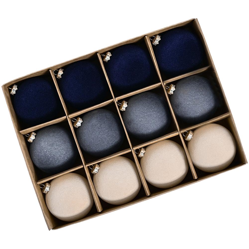 Meticulous Craftsmanship Ornaments Artistic Value Brown Christmas Balls Meticulous Detail Perfect For Festivals
