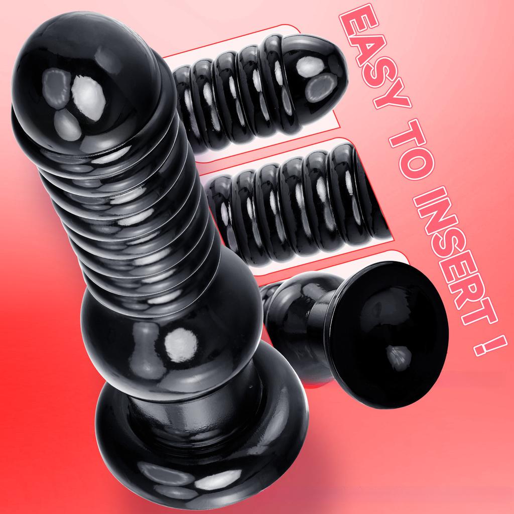 Anal Plug Toy - Prostate Stimulator for Men & Women, Beginner to Advanced Butt Plug Set, SM Sex Toys for Adult Pleasure