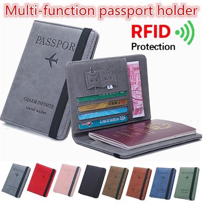 Car Headlight Optics Leather Passport Holder Cover Case Travel One Pocket